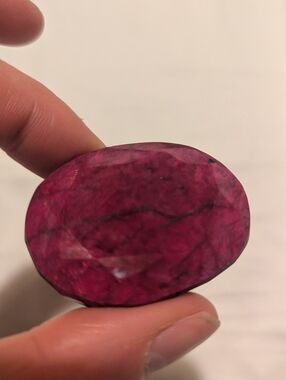 LARGE Ruby Gemstone (Enhanced)